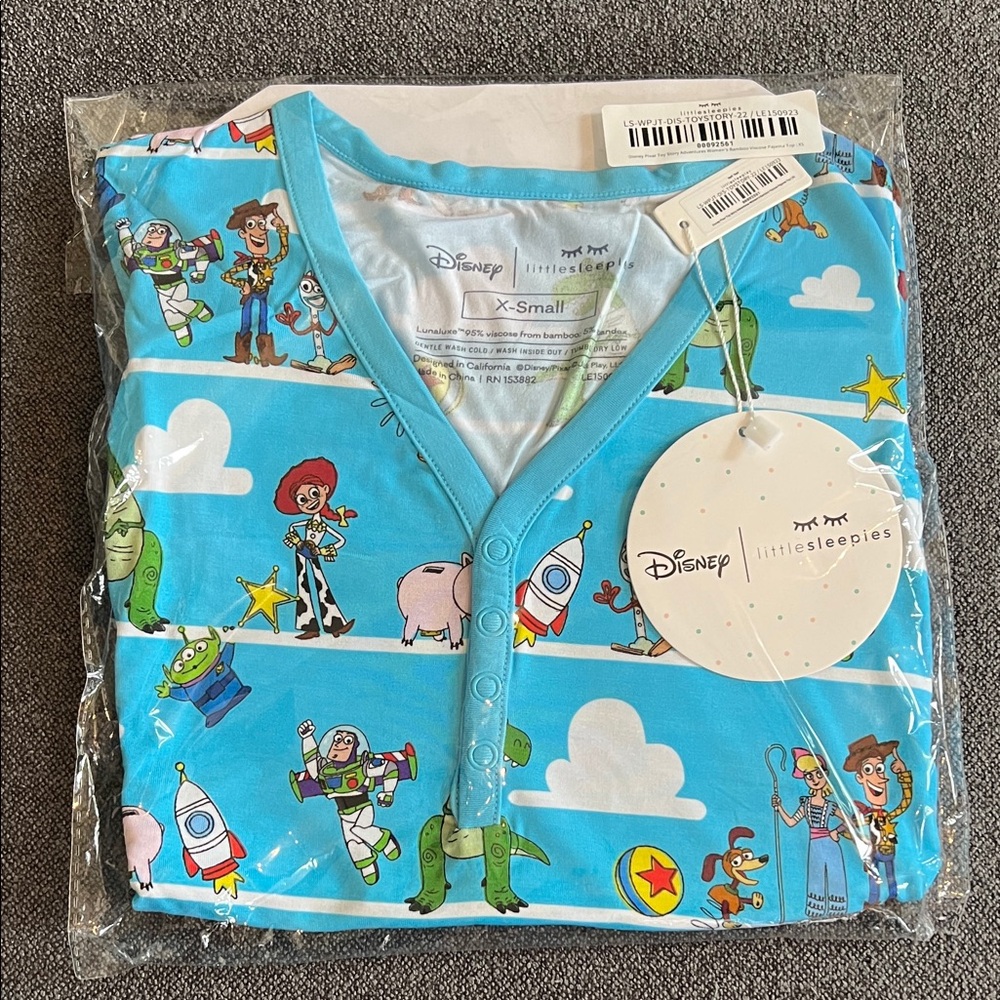 NWT: Little Sleepies Toy Story Pajama Top - Long Sleeve